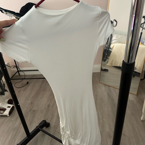 White Short Bodycon Dress - Picture 1 of 4